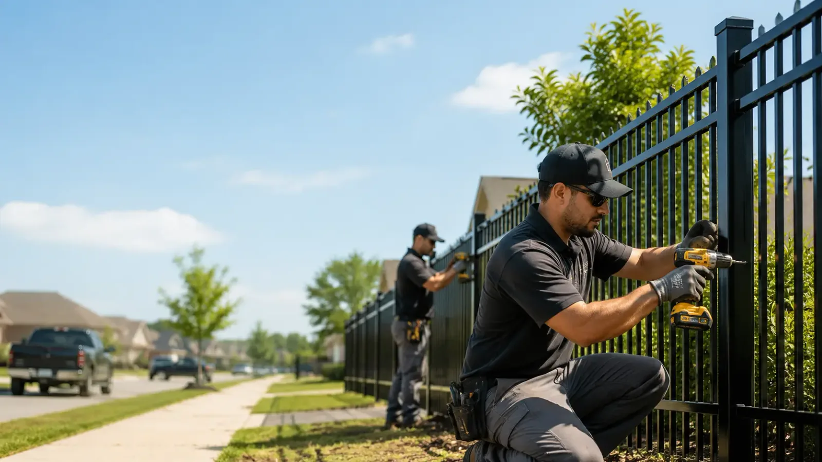 Metal Fence Installation in Krakow, WI